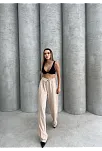 Çımalı Keten Pantolon