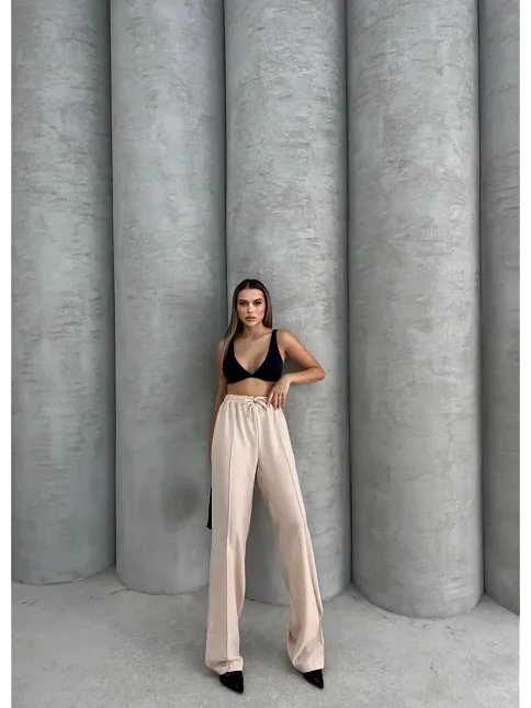Çımalı Keten Pantolon