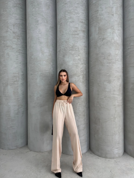 Çımalı keten pantolon Çımalı keten pantolon