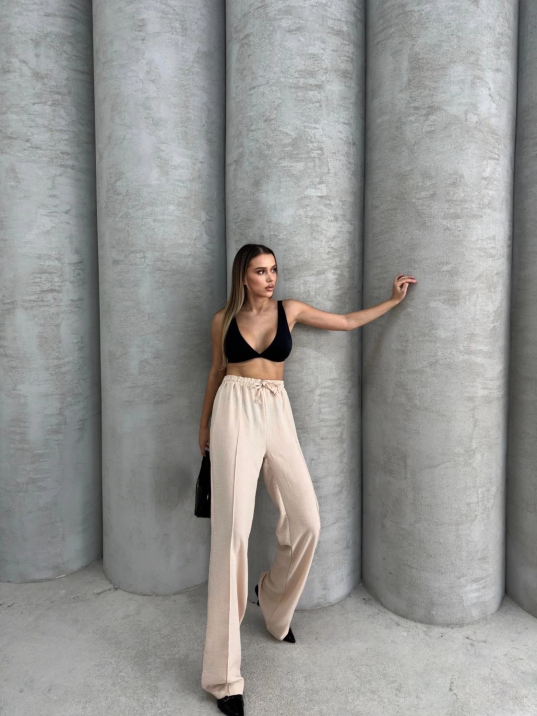 Çımalı keten pantolon Çımalı keten pantolon