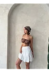 Çingene Keten Etek Beyaz S24808