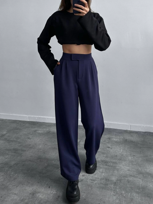 Cırtlı palazzo pantolon Cırtlı palazzo pantolon