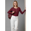 Çıtçıt Detaylı Bluz Bordo T4343 Çıtçıt Detaylı Bluz Bordo T4343
