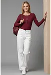Çıtçıt Detaylı Bluz Bordo T4343
