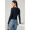 Çıtçıt Detaylı Bluz Lacivert T4343 Çıtçıt Detaylı Bluz Lacivert T4343