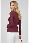 Çıtçıt Detaylı Bluz Mürdüm T4343