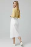 Çıtçıt Detaylı Bluz Sarı T4343