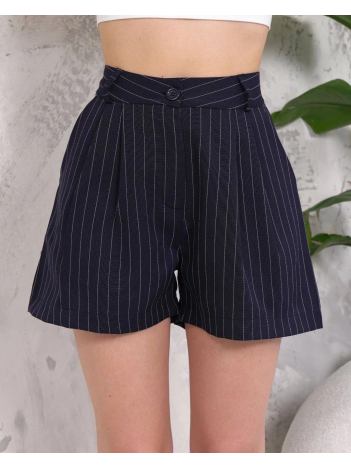 Çizgili düğmeli şort siyah s2551251 Çizgili düğmeli şort siyah s2551251