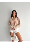 Çizgili Oversize Gömlek