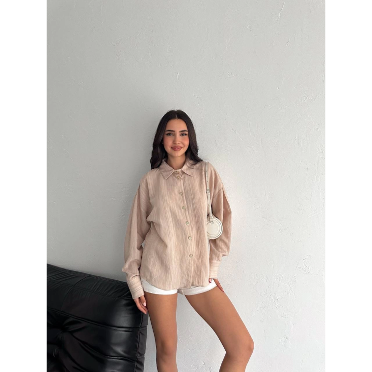 Çizgili oversize gömlek Çizgili oversize gömlek