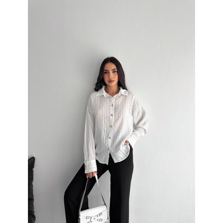 Çizgili oversize gömlek Çizgili oversize gömlek