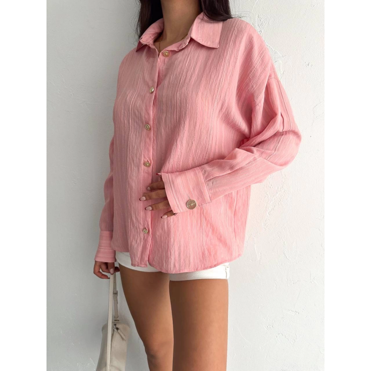 Çizgili oversize gömlek Çizgili oversize gömlek