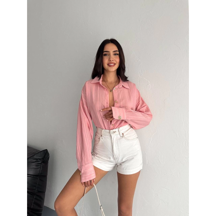 Çizgili oversize gömlek Çizgili oversize gömlek