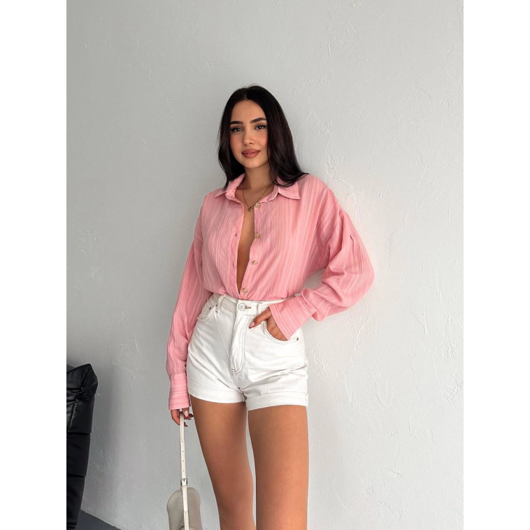Çizgili oversize gömlek Çizgili oversize gömlek
