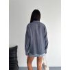 Çizgili oversize gömlek Çizgili oversize gömlek