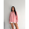 Çizgili oversize gömlek Çizgili oversize gömlek