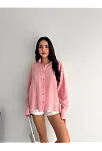 Çizgili Oversize Gömlek