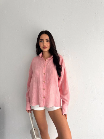 Çizgili oversize gömlek Çizgili oversize gömlek