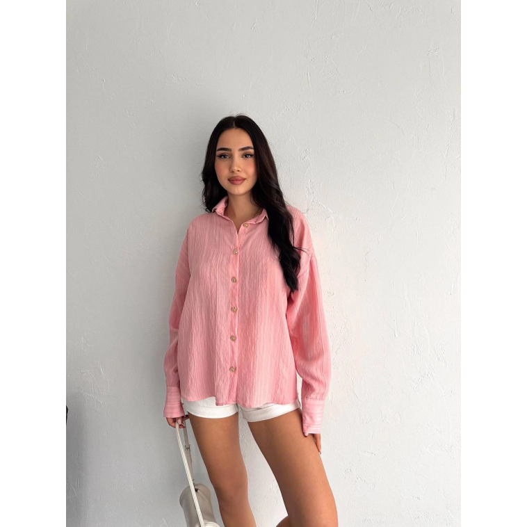 Çizgili oversize gömlek Çizgili oversize gömlek