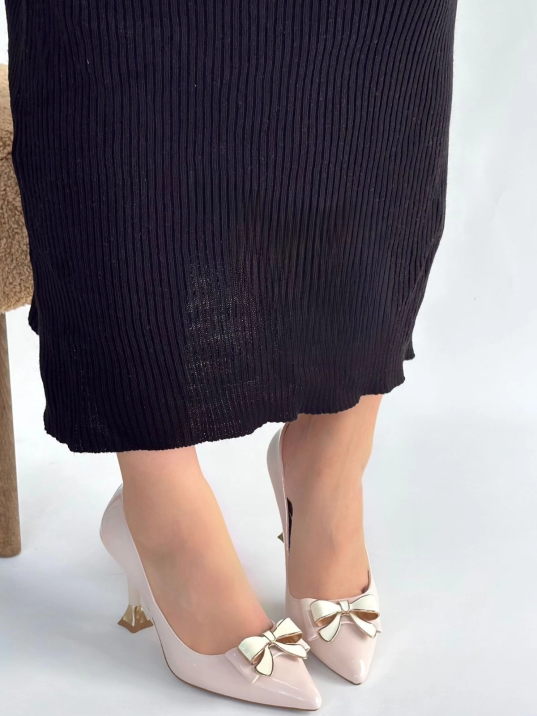 Coby Bej Rugan Topuklu Ayakkabı Coby Bej Rugan Topuklu Ayakkabı