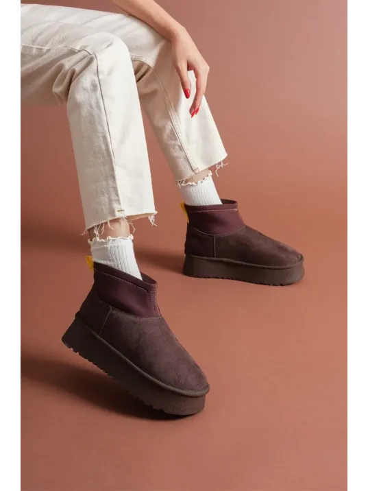 Cuen Kahverengi Süet Bot Cuen Kahverengi Süet Bot