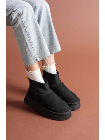 Cuen Siyah Süet Bot Cuen Siyah Süet Bot