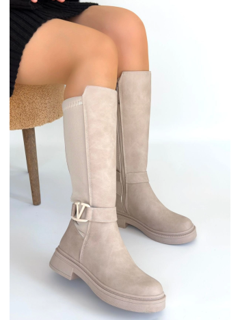 Diona Bej Nubuk Çizme