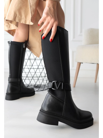 Diona Siyah Cilt Çizme Diona Siyah Cilt Çizme