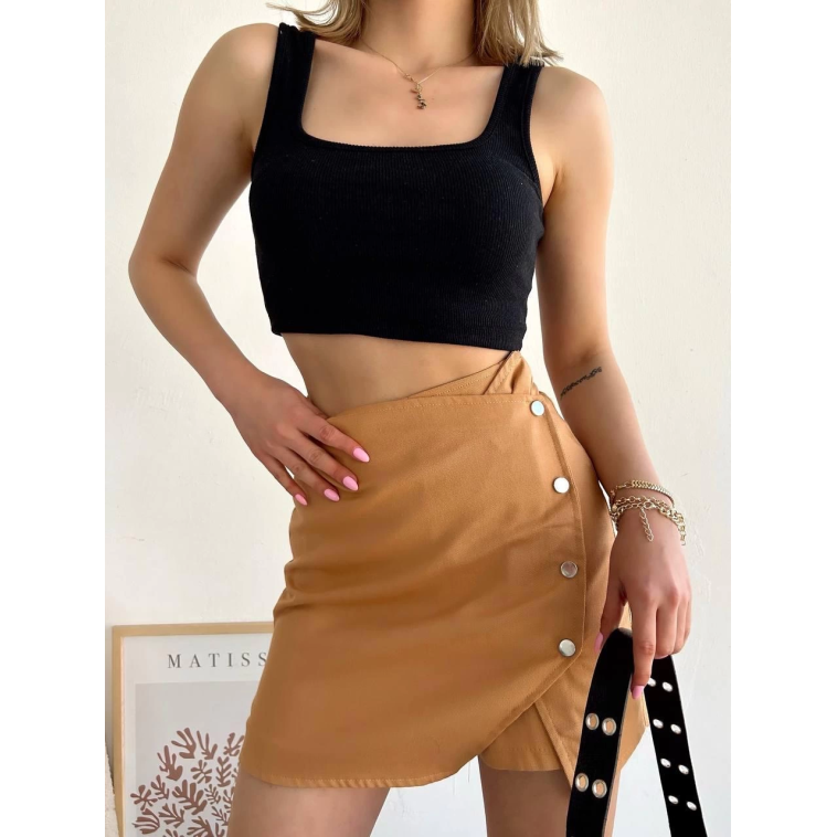 Dört çıtçıtlı Gabardin şort etek s249001 Dört çıtçıtlı Gabardin şort etek s249001