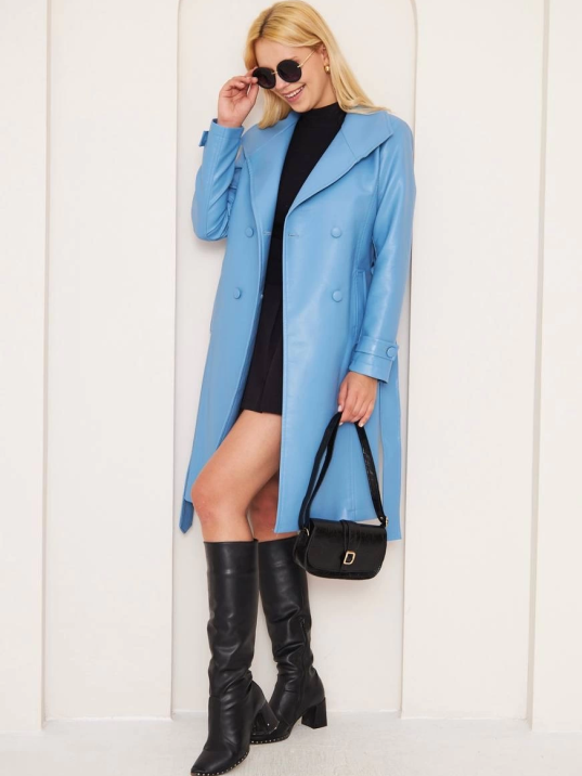 DÜĞMELİ UZUN DERİ KABAN DÜĞMELİ UZUN DERİ KABAN