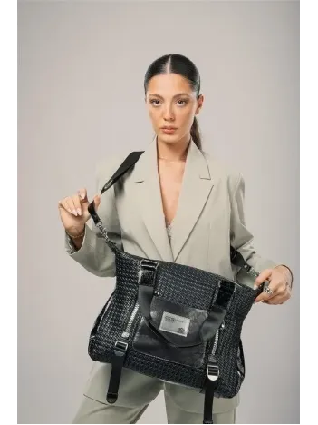 Ebga Siyah Cilt Kol Ve Omuz Çantası