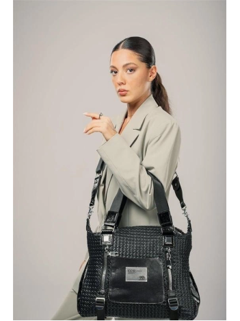 Ebga Siyah Cilt Kol Ve Omuz Çantası