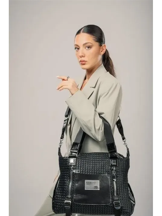 Ebga Siyah Cilt Kol Ve Omuz Çantası