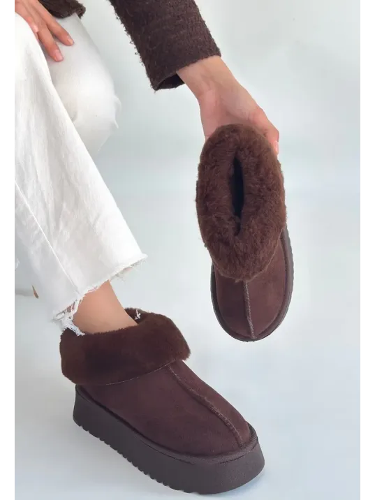 Edali Kahverengi Süet Bot Edali Kahverengi Süet Bot