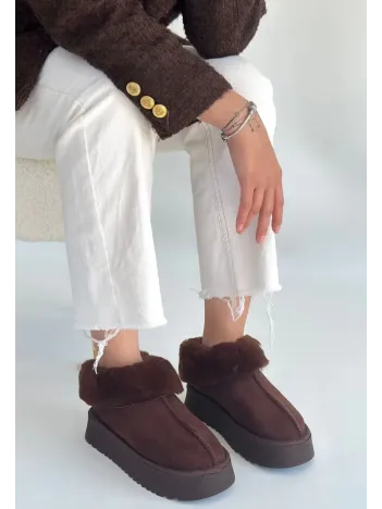 Edali Kahverengi Süet Bot Edali Kahverengi Süet Bot