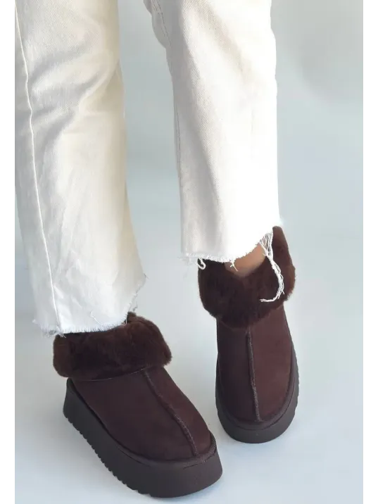 Edali Kahverengi Süet Bot Edali Kahverengi Süet Bot