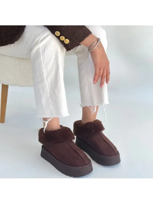 Edali Kahverengi Süet Bot Edali Kahverengi Süet Bot