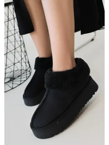 Edali Siyah Süet Bot Edali Siyah Süet Bot