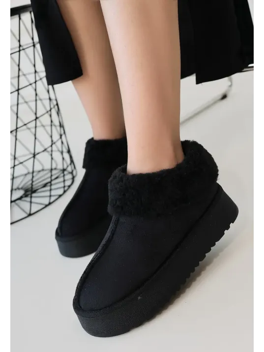 Edali Siyah Süet Bot Edali Siyah Süet Bot