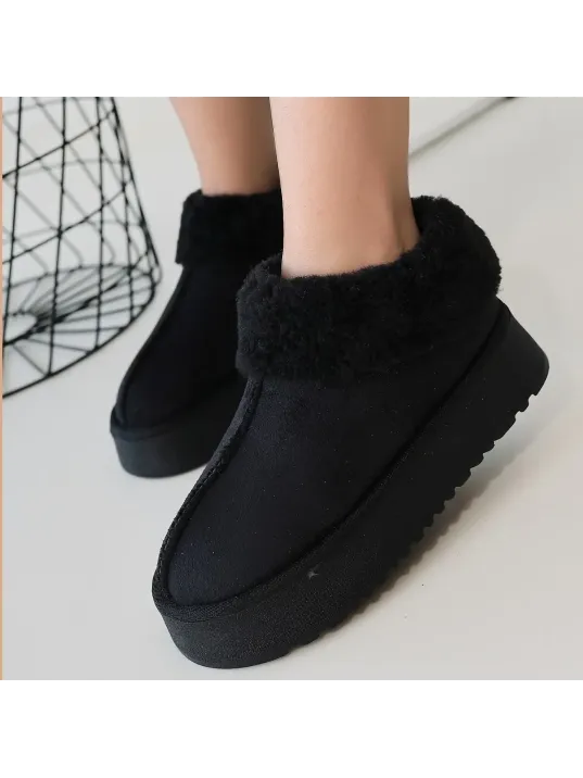 Edali Siyah Süet Bot Edali Siyah Süet Bot