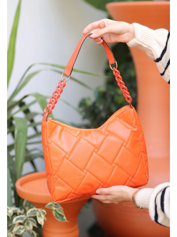 Elien Turuncu Cilt Çanta