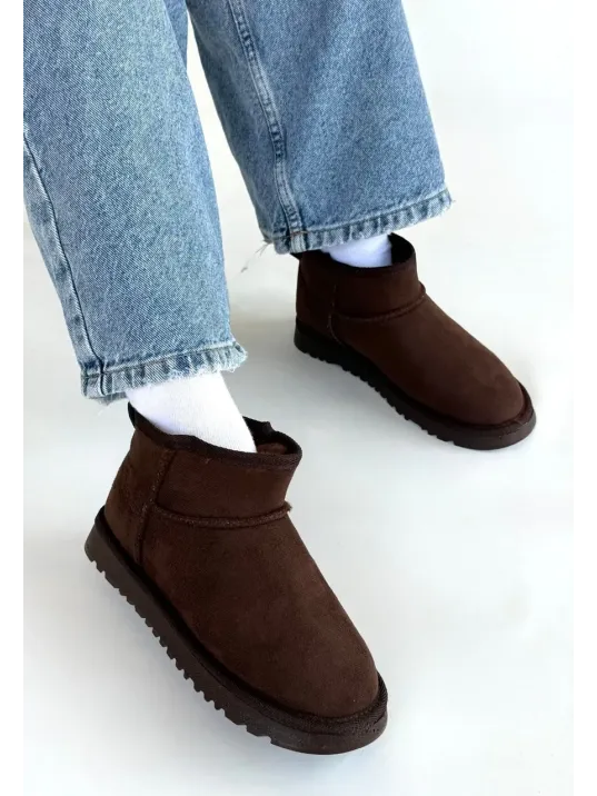 Elsa Kahverengi Süet Bot Elsa Kahverengi Süet Bot