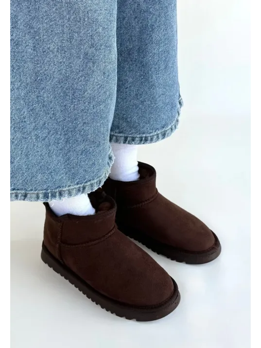 Elsa Kahverengi Süet Bot Elsa Kahverengi Süet Bot