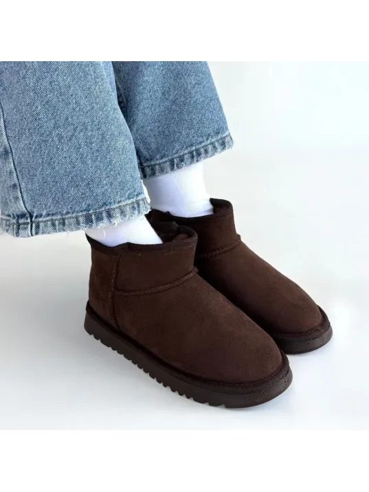 Elsa Kahverengi Süet Bot Elsa Kahverengi Süet Bot