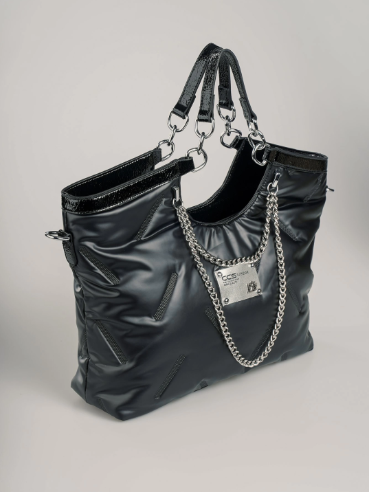 Enya Siyah Cilt Omuz Çantası