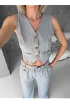 Essential Yelek Pantolon Takım Gri S255254
