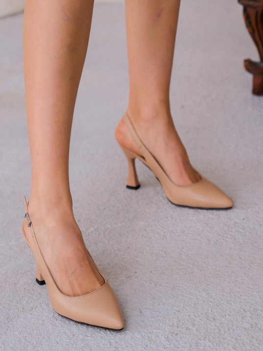 Ester Nude Cilt Topuklu Ayakkabı Ester Nude Cilt Topuklu Ayakkabı