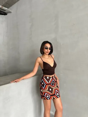 Etnik Desen Etek S25470