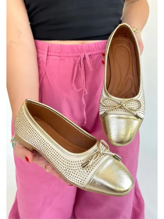 Etya Gold Cilt Babet Ayakkabı Etya Gold Cilt Babet Ayakkabı