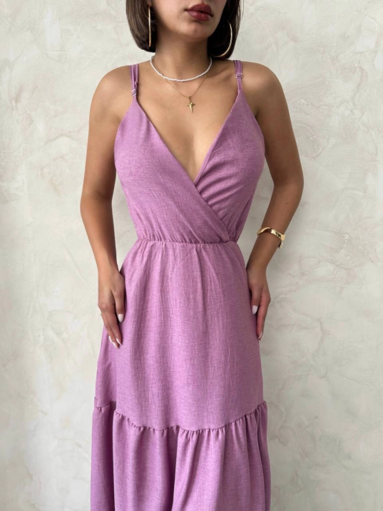 Fırfırlı katlı elbise s255049 Fırfırlı katlı elbise s255049